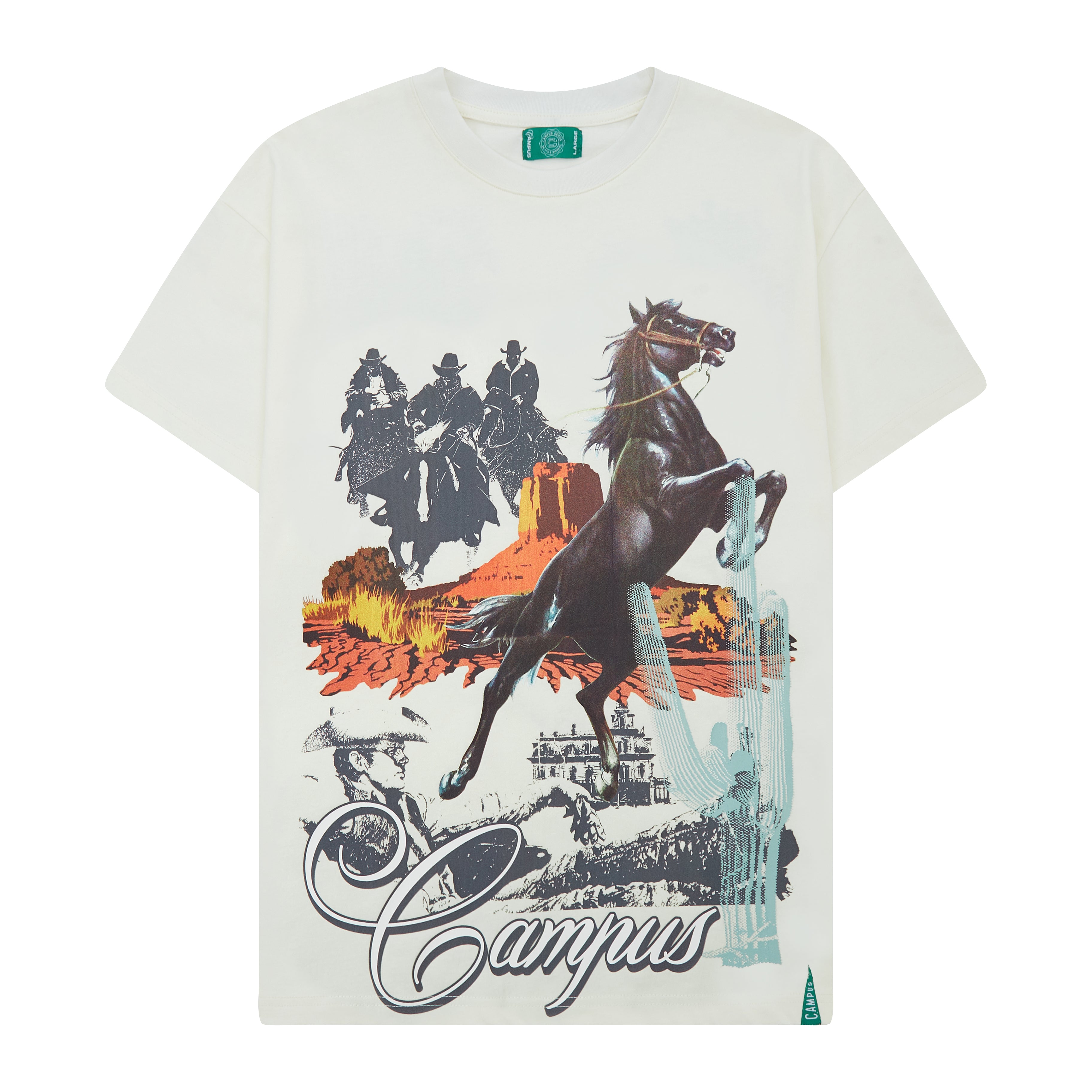 Eastwood Crop Tee (Cream)